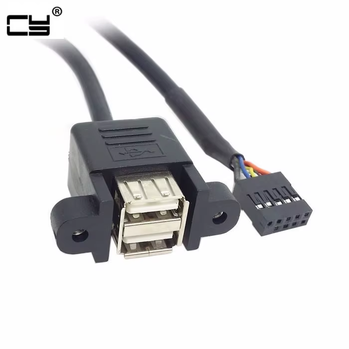 Detalle del conector 9 pines