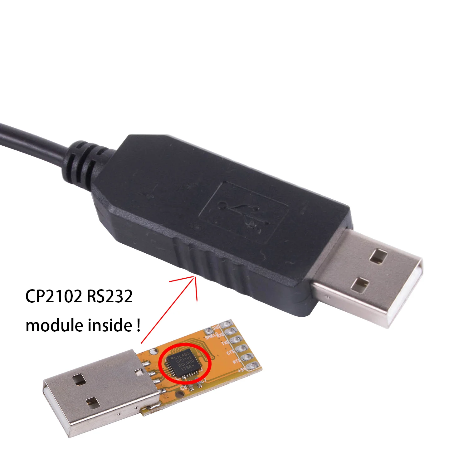 Conexión USB y RJ12