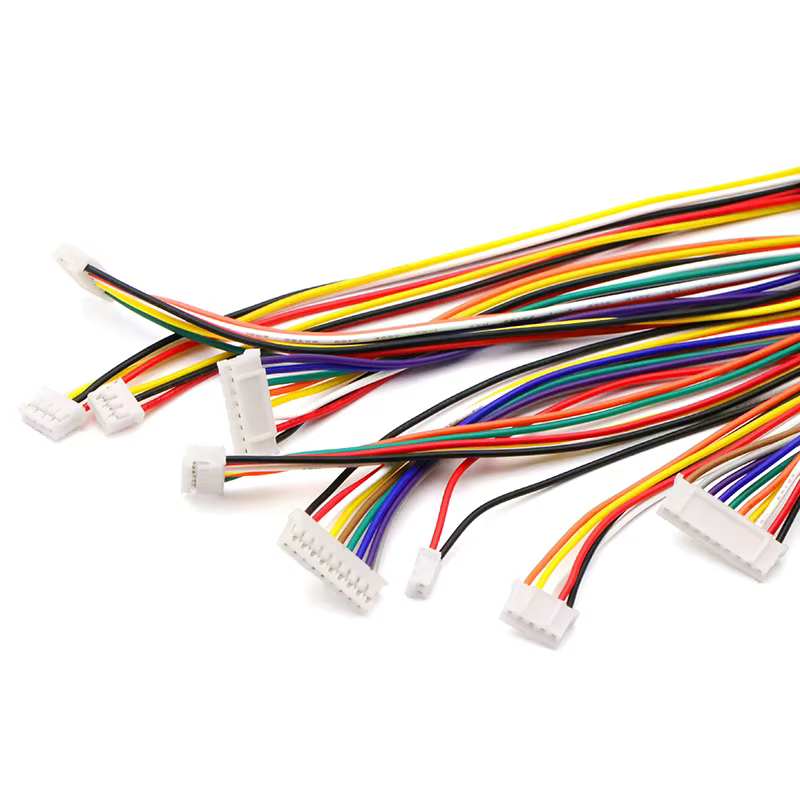 Conector JST hembra con cables de diferentes longitudes