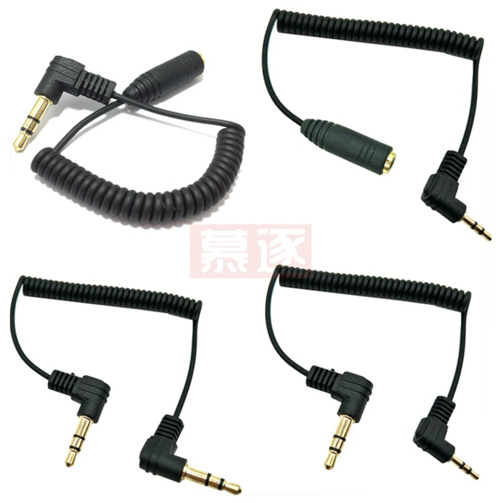 Vista frontal del adaptador de audio 2,5mm a 3,5mm