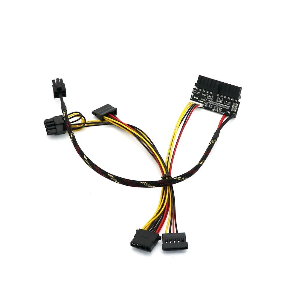 Detalle de conexiones Molex y SATA
