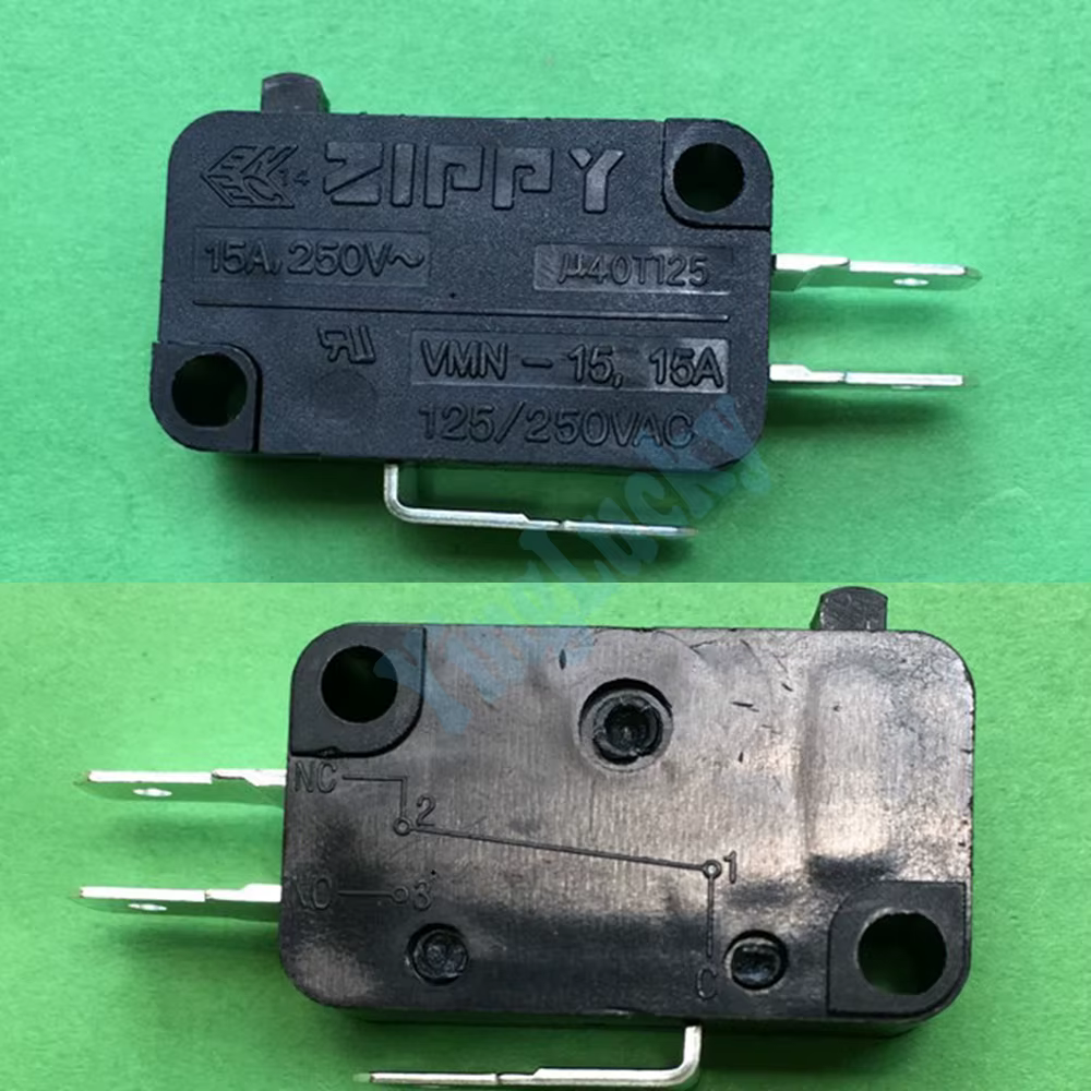 Microinterruptores ZIPPY 3 pines 4,8mm para joystick y botón Arcade