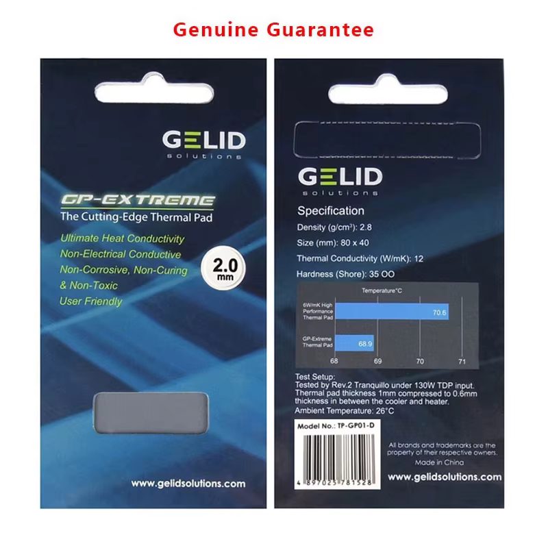 GELID GP-EXTREME – Placa Silicona Disipación Térmica Alta Densidad - imagen 3