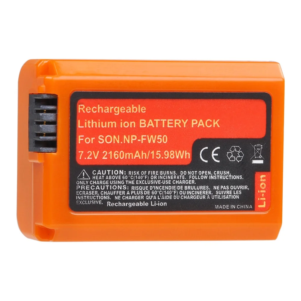 Batmax Batería NP-FW50 2160mAh para Sony a6500/a6400/a6300/a6000 - imagen 2