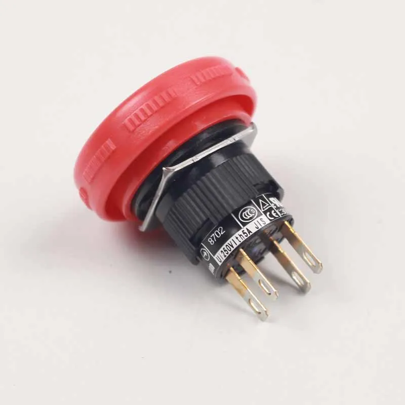 Botón Parada Emergencia Fuji AH165-V – Interruptor Eléctrico Industrial - imagen 4