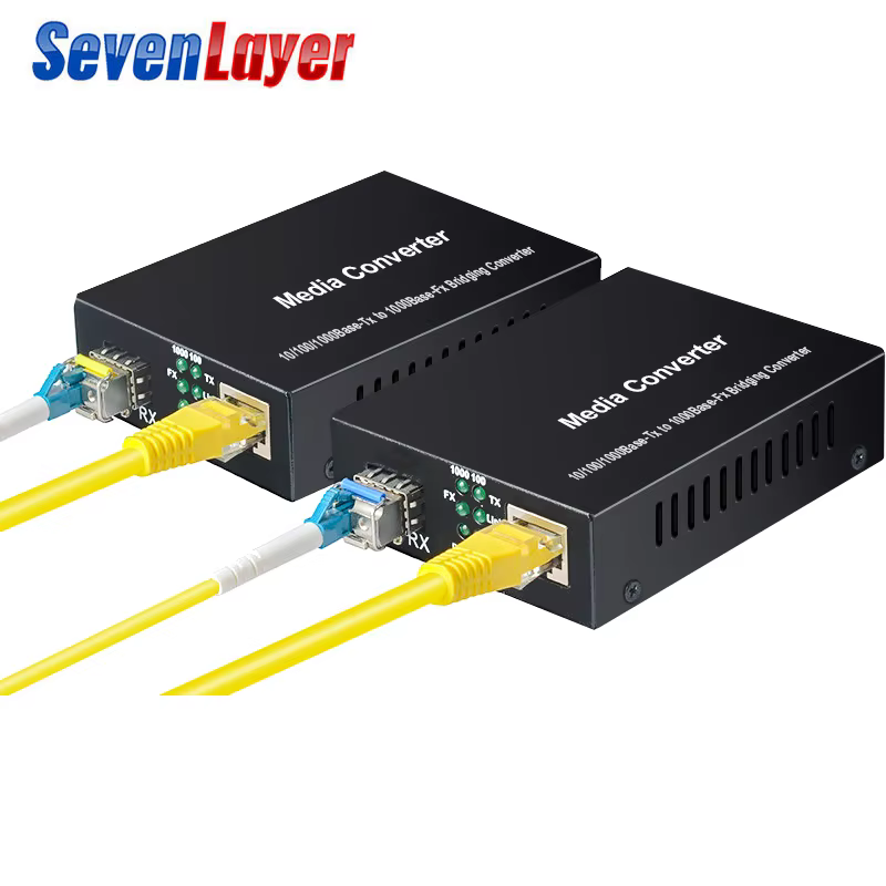 Convertidor Medios SFP Gigabit RJ45 a Fibra Óptica - imagen 5