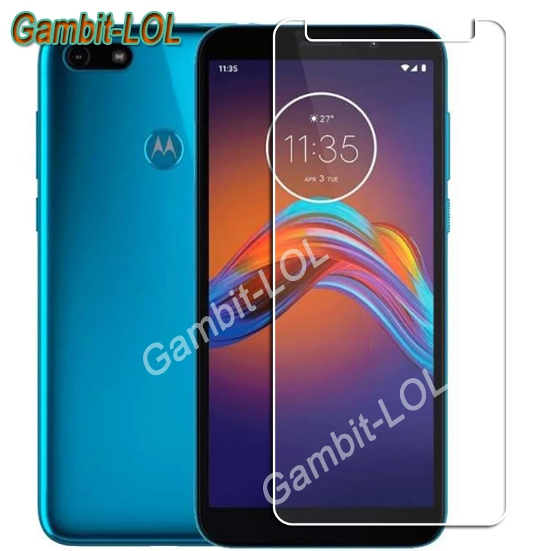 Protector de cristal templado para la pantalla del Motorola Moto E6 Play
