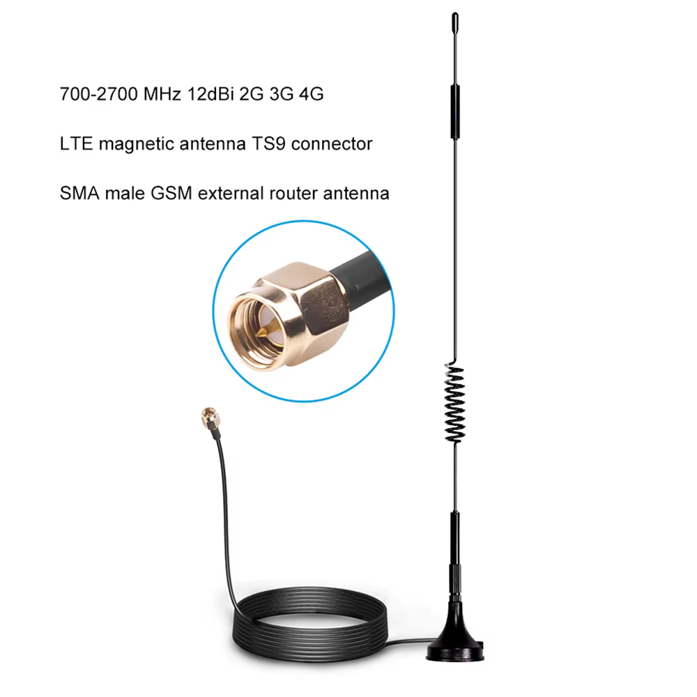 Antena magnética externa en coche