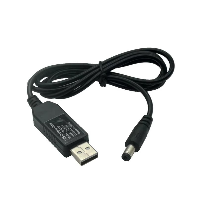 Cable Adaptador USB a DC con Elevador de Tensión de 90 Grados - imagen 5