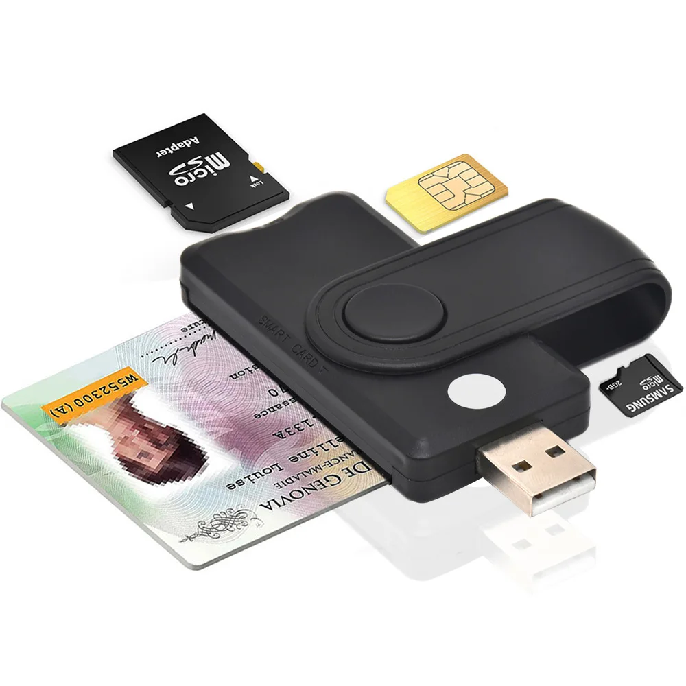 Lector de tarjetas inteligente UTHAI compacto