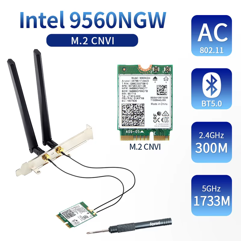 Banda Dual inalámbrica Intel 9560AC