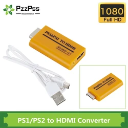 Adaptador PzzPss PS1 PS2 a HDMI 1080p para Monitor Proyector