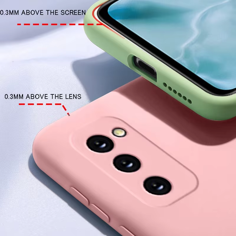 Trasera de la funda mostrando acabado liso