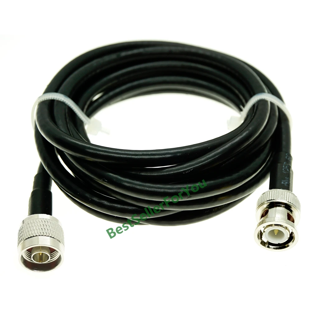 Cable RG58 con conectores BNC y tipo N