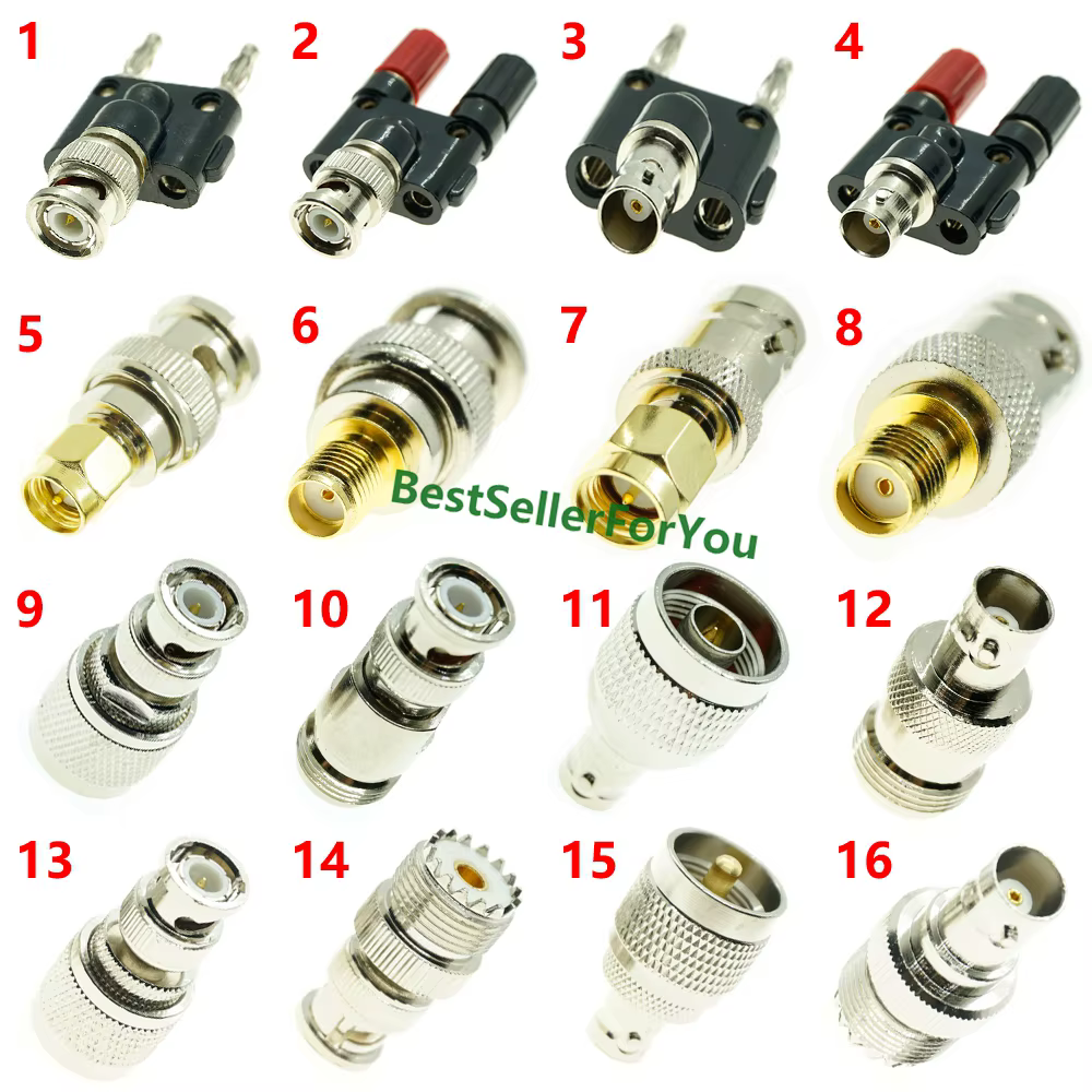 Kit de conectores RF coaxiales multifunción