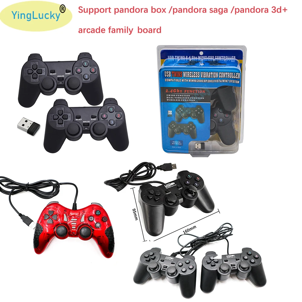 Mando inalámbrico para arcade Pandora