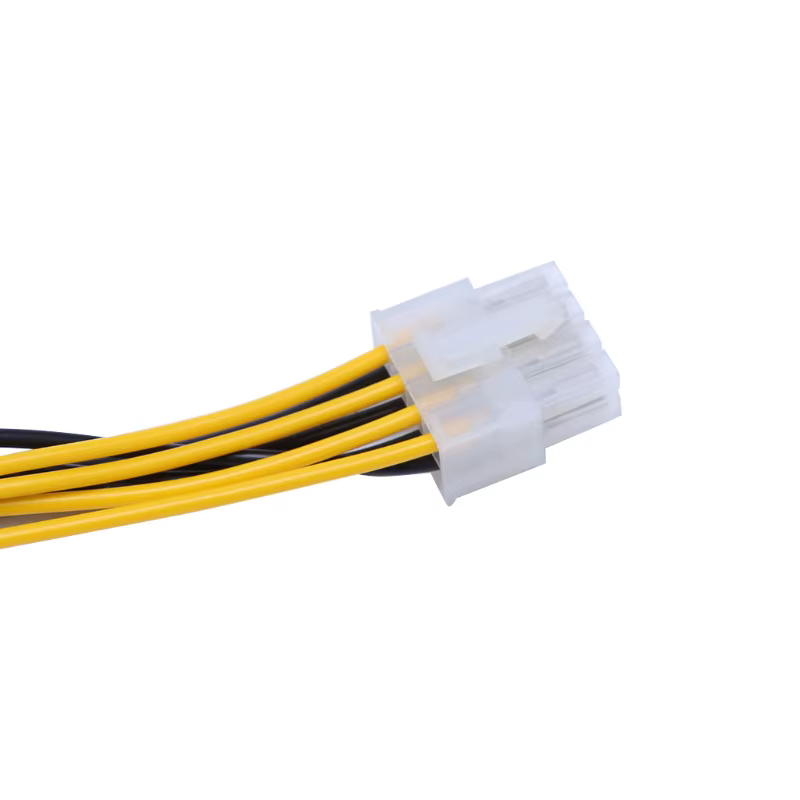 Detalle del conector de 4 pines hembra