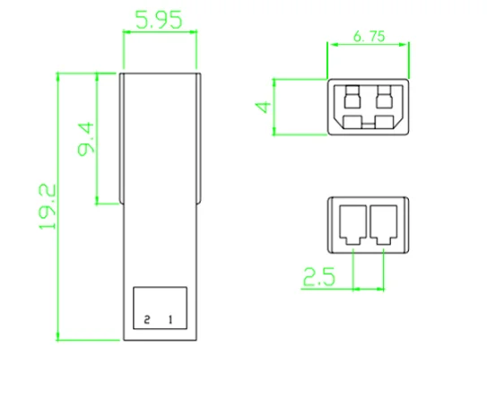 Especificaciones conector JST