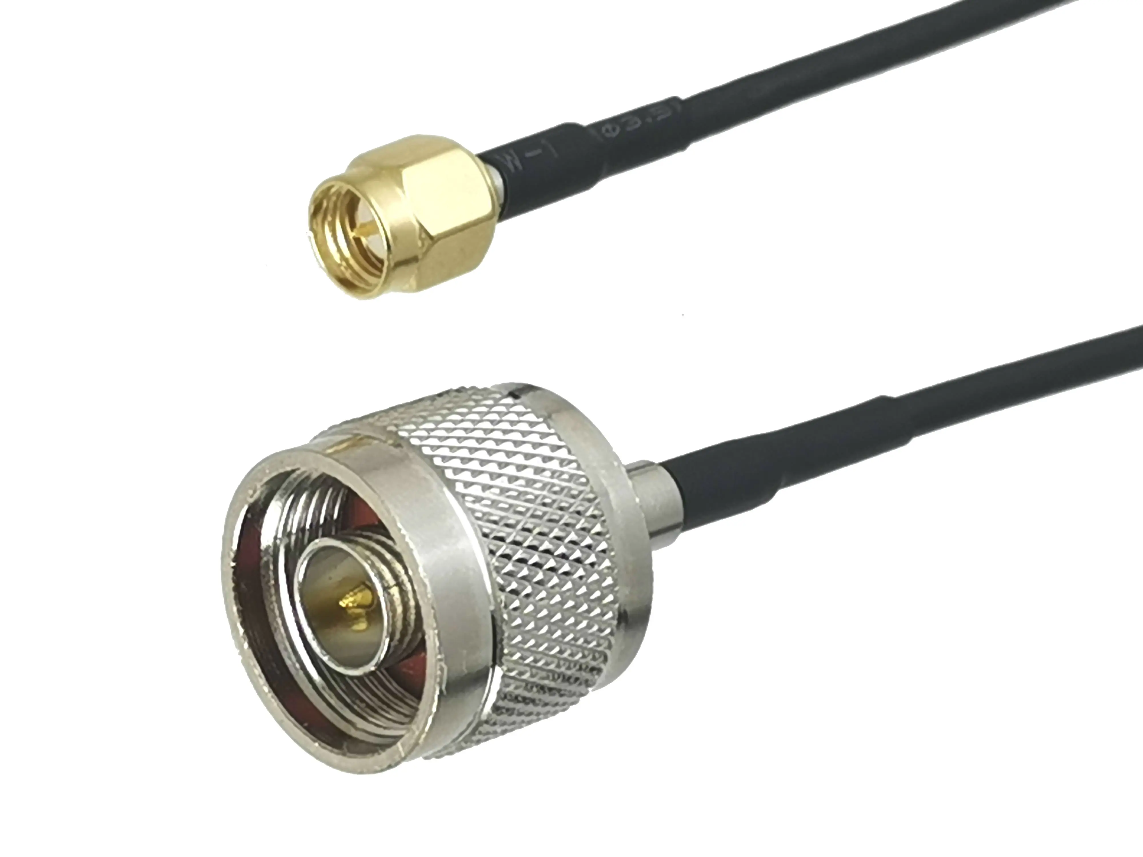 Conector coaxial RG174 SMA a macho N