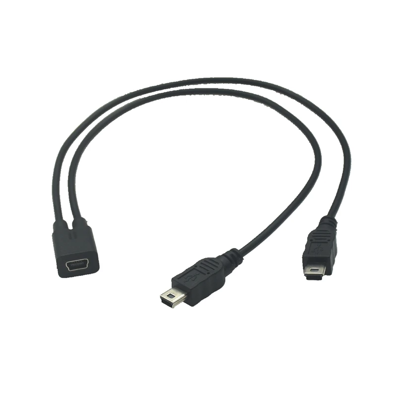 Cable divisor USB 2.0 en negro