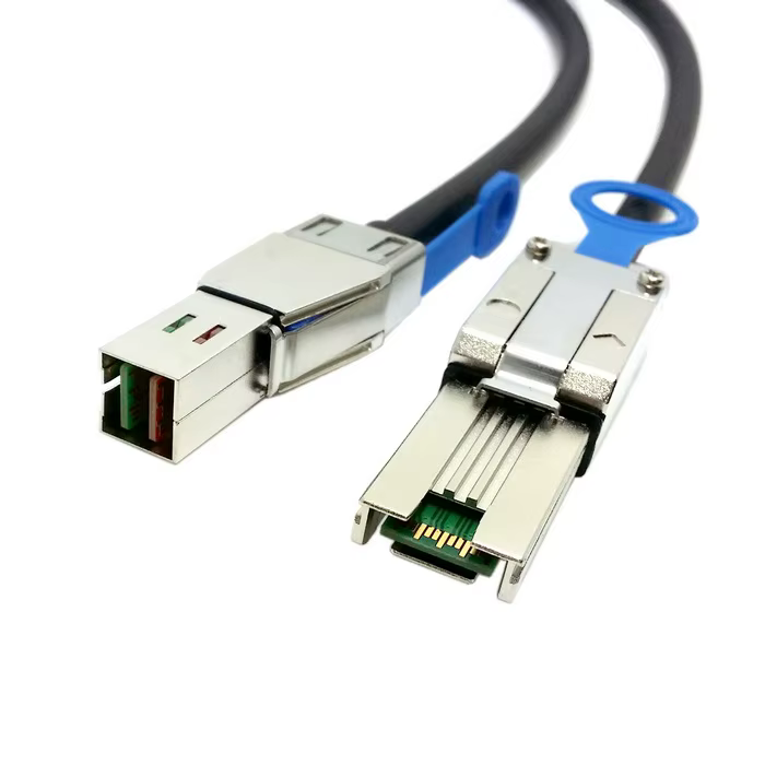Cable SAS HD Mini-SAS conectores SFF-8644 a SFF-8088