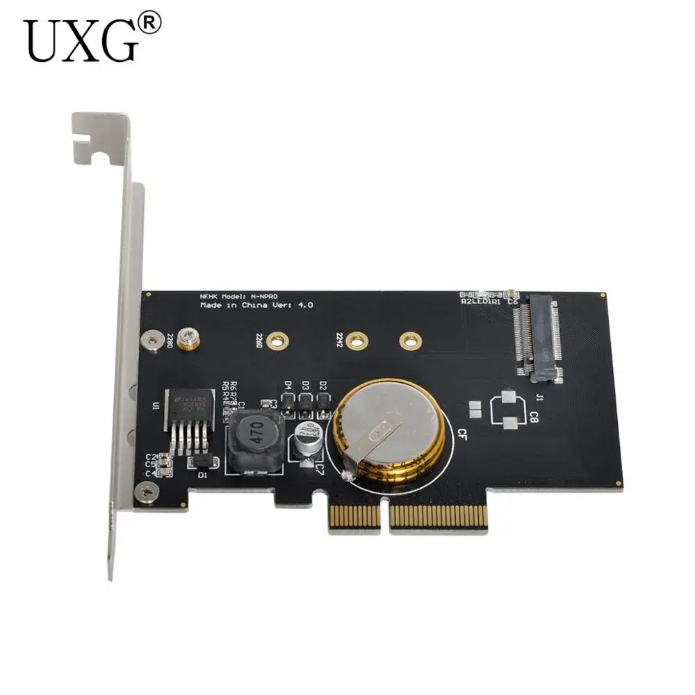 Adaptador PCIe 3.0 x4 a NVMe M.2 – Protección de energía 4.0F - imagen 4