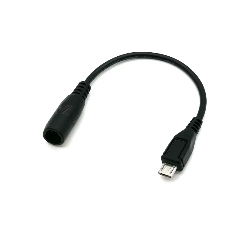 Cable USB Micro DC 5,5x2,1 Hembra – Cable Carga Alimentación - imagen 3