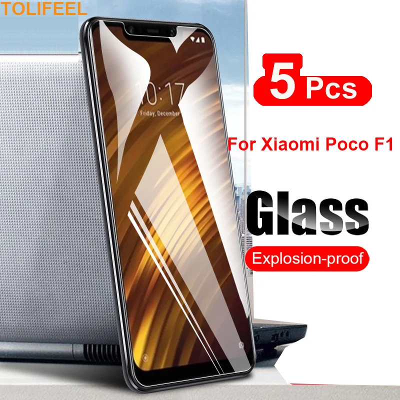 Protector instalado en Pocophone F1