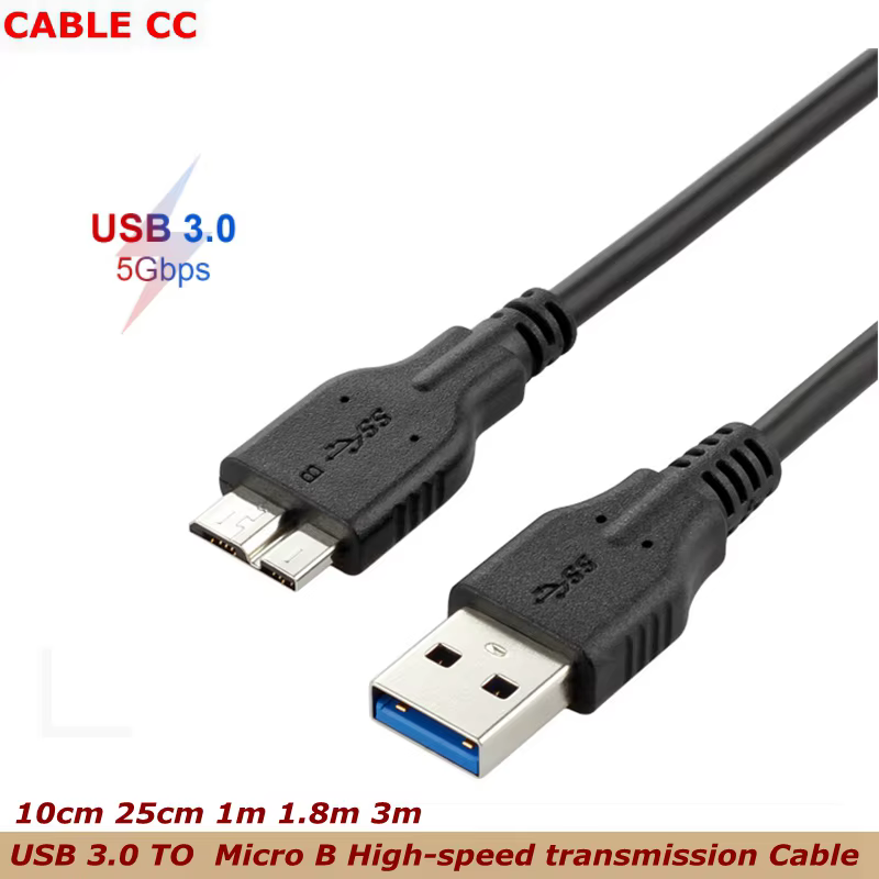 Cable USB 3.0 en uso