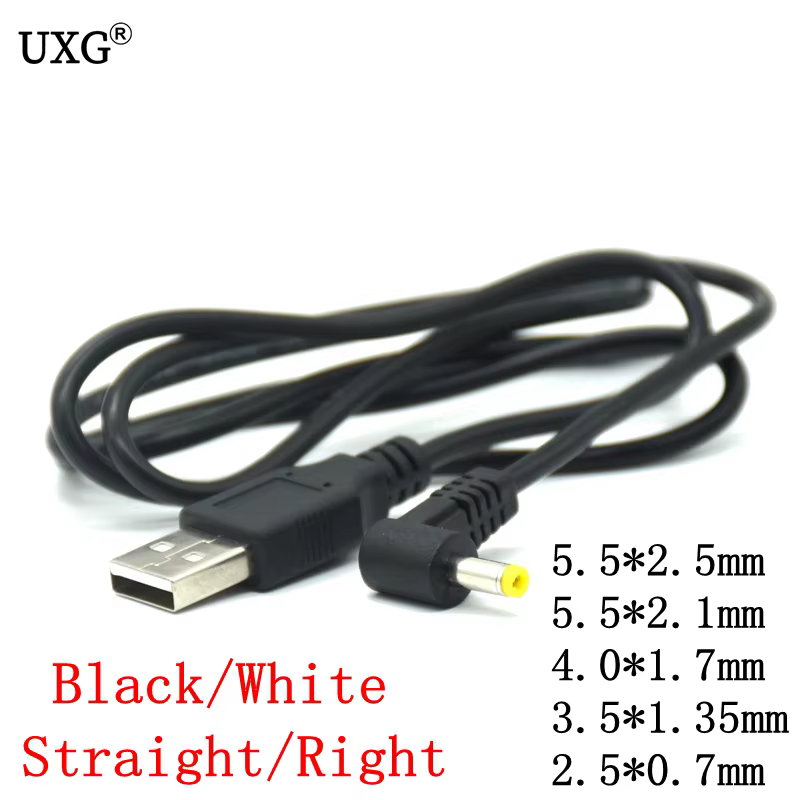 Cable USB-A a DC multiadaptador para cargar dispositivos 5V