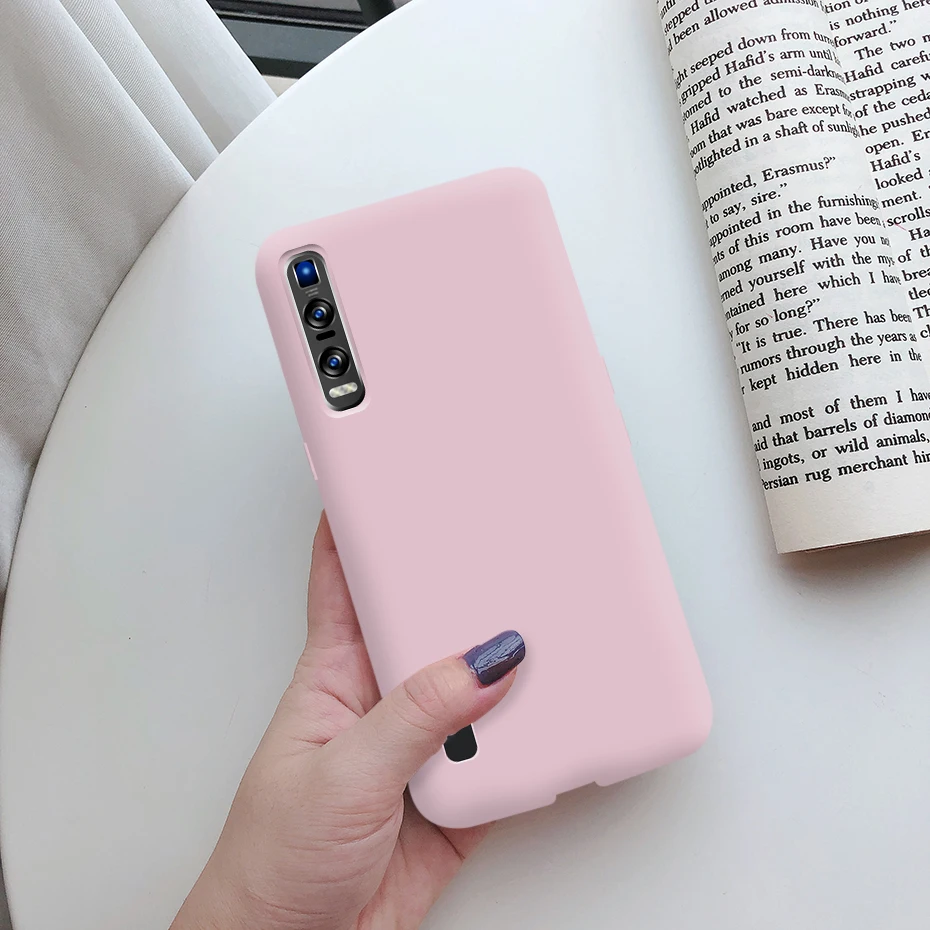 Funda Silicona OPPO Find X2 Pro – Caramelo Mate Antigolpes - imagen 2