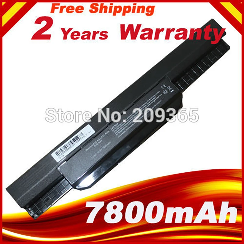 Batería Asus 6600mAh 9 celdas para K53S K53E K43E X43S X43E A53S