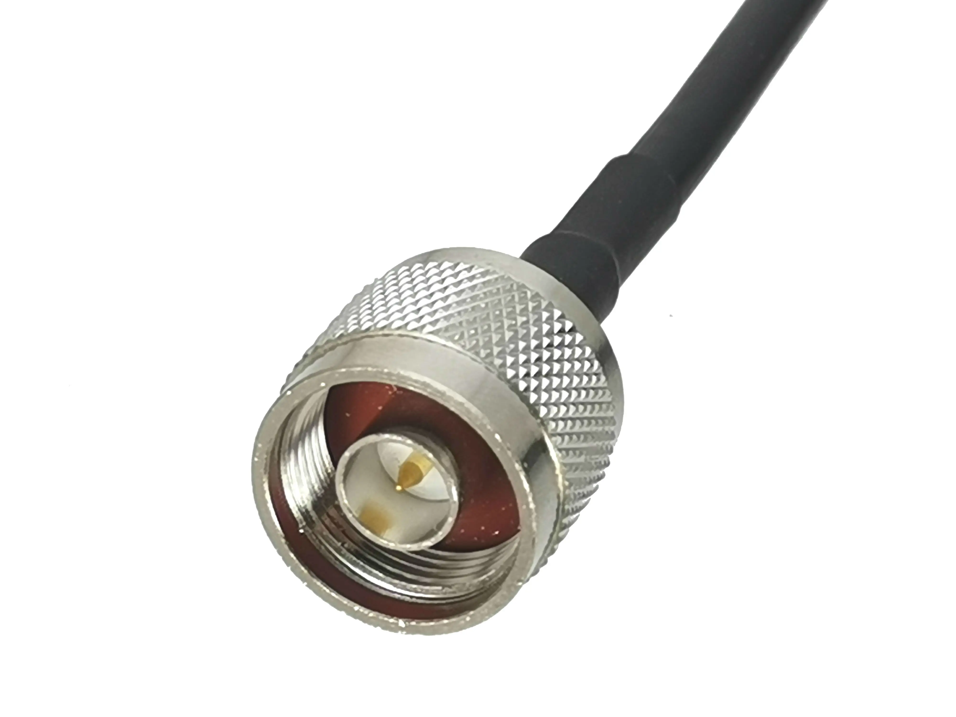 Detalle del connector N tipo recto