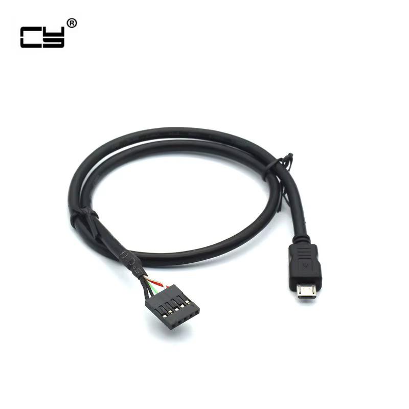 Detalle del conector hembra 5 pines