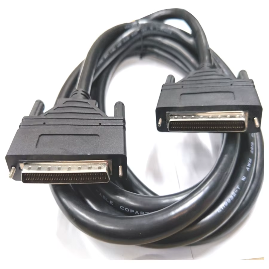 Cable SCSI HPDB68 DB68 de 68 pines en color negro