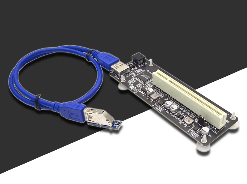 Adaptador PCIe X1 a PCI Vertical