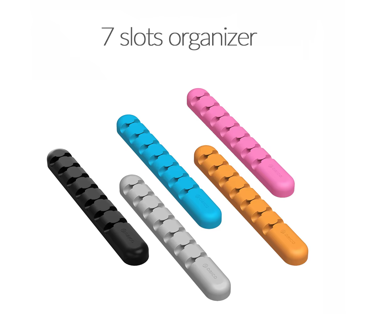 Set de clips de silicona colores