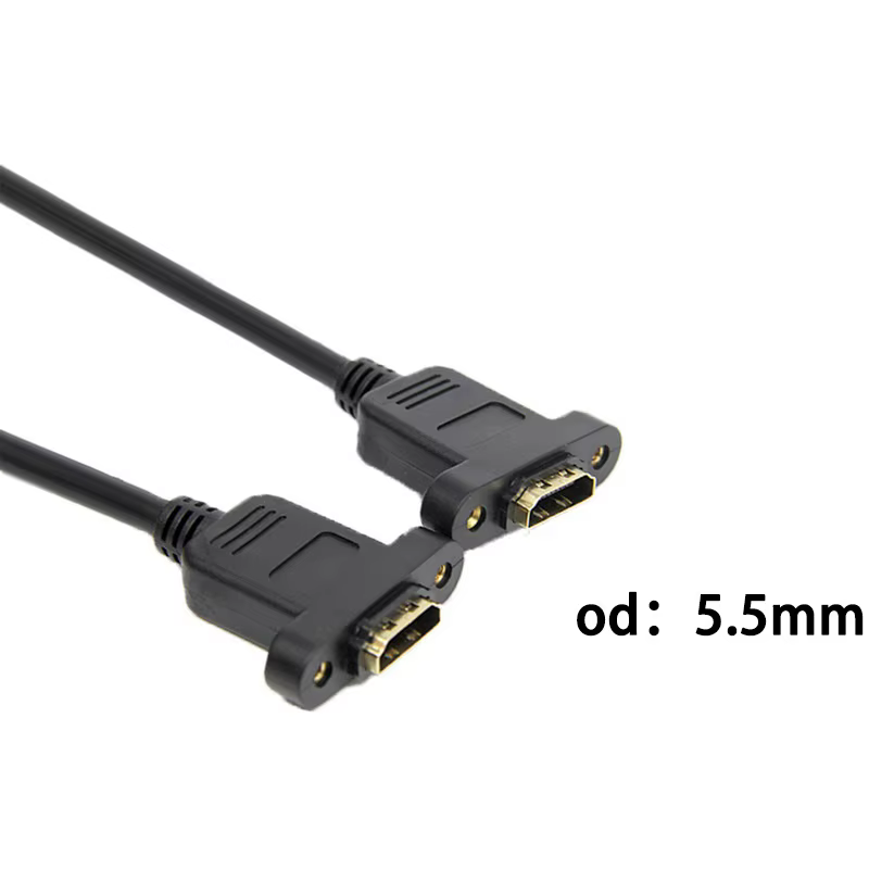 Vista frontal del cable