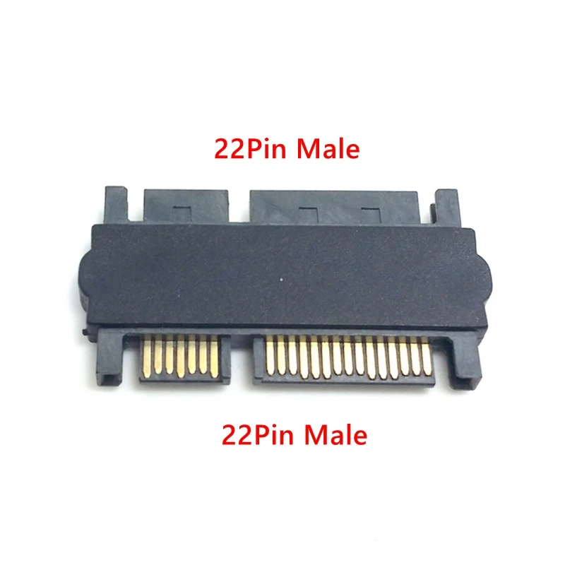 Adaptador SATA 22 pines Macho – cable 7+15 de alimentación - imagen 2