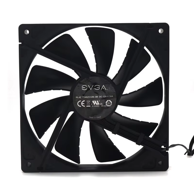 Ventilador vista lateral con cable