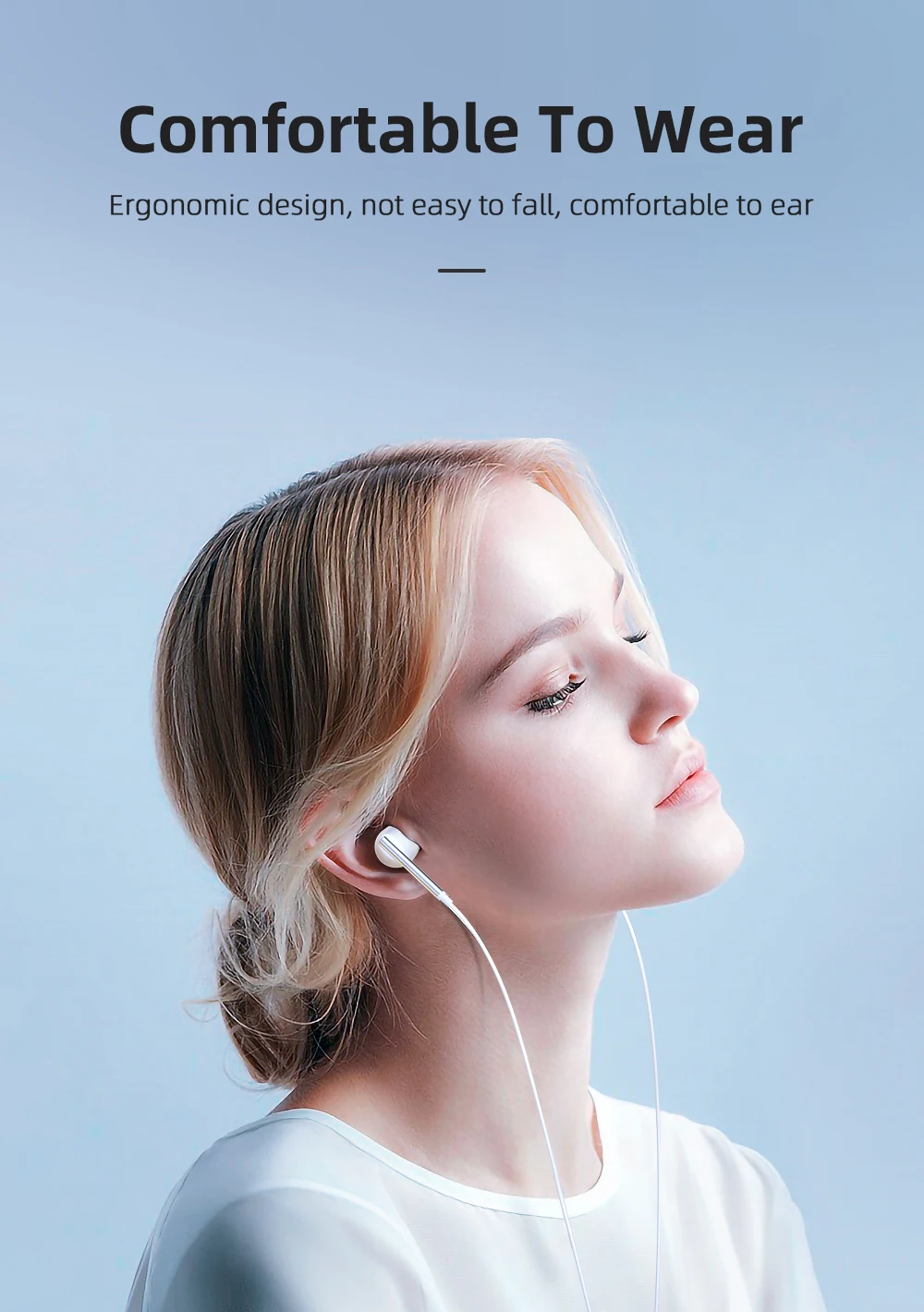 Auriculares con micrófono y control de volumen