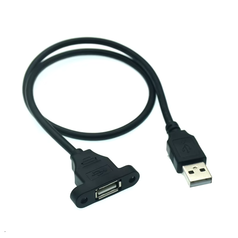Vista del cable blindado trenzado