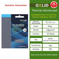 GELID GP-EXTREME – Placa Silicona Disipación Térmica Alta Densidad