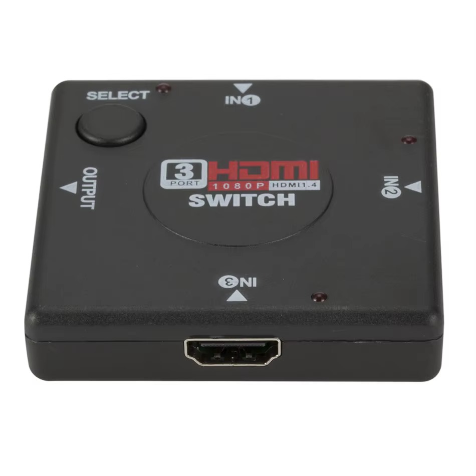 Conmutador HDMI 3 en 1 - vistas