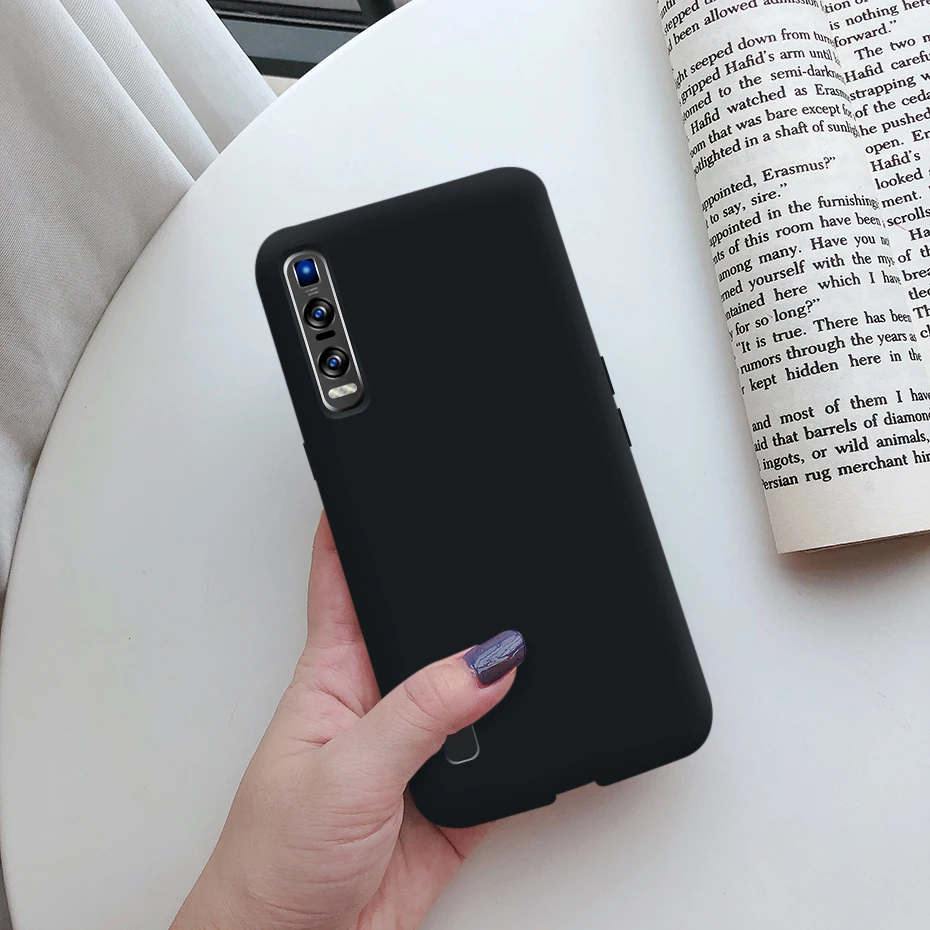 Funda Silicona OPPO Find X2 Pro – Caramelo Mate Antigolpes - imagen 4