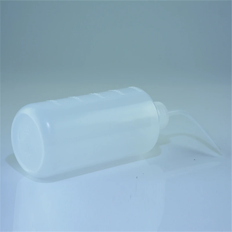 Botella de inyección de agua vista lateral