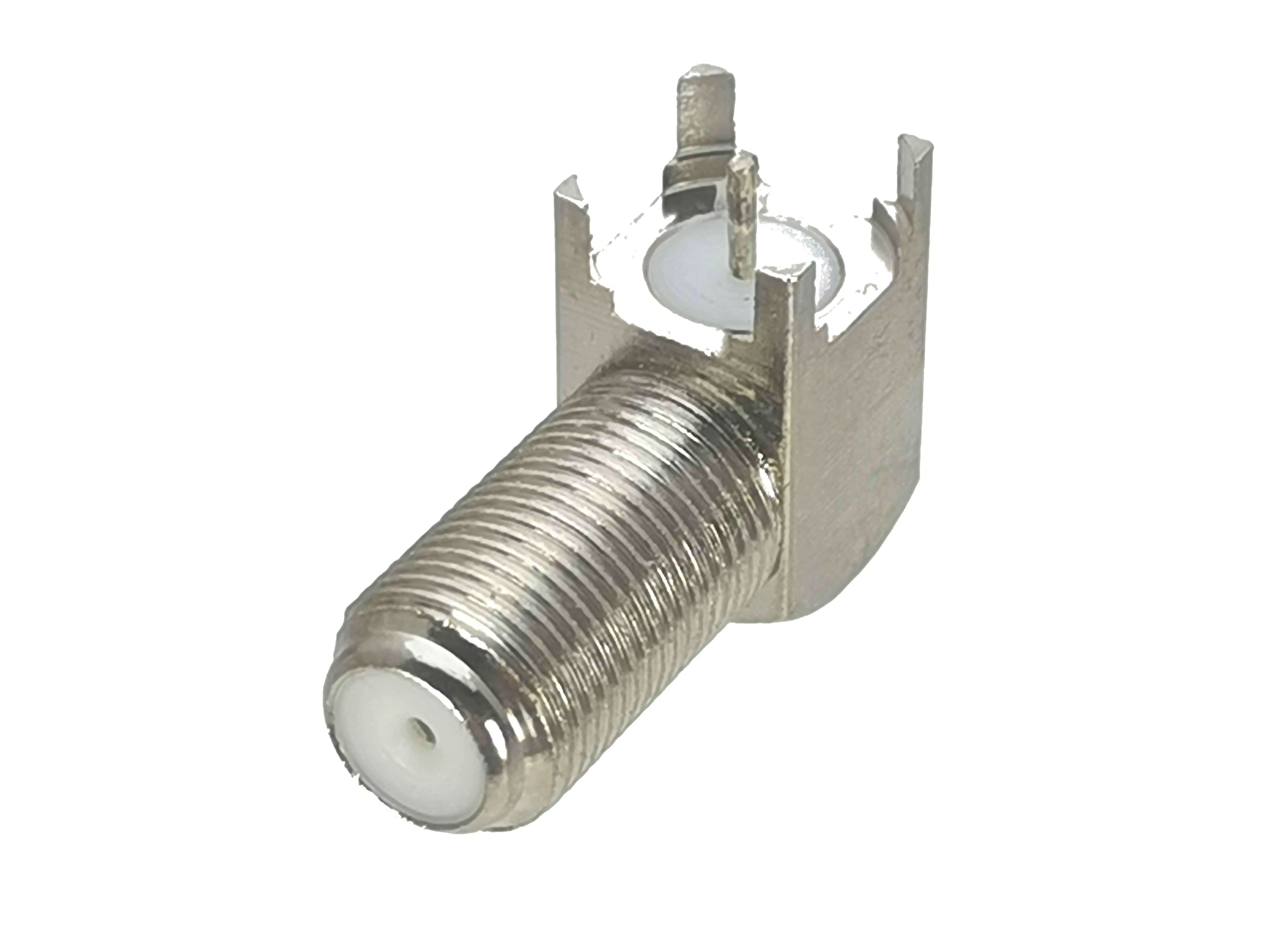 Detalle del conector RF coaxial