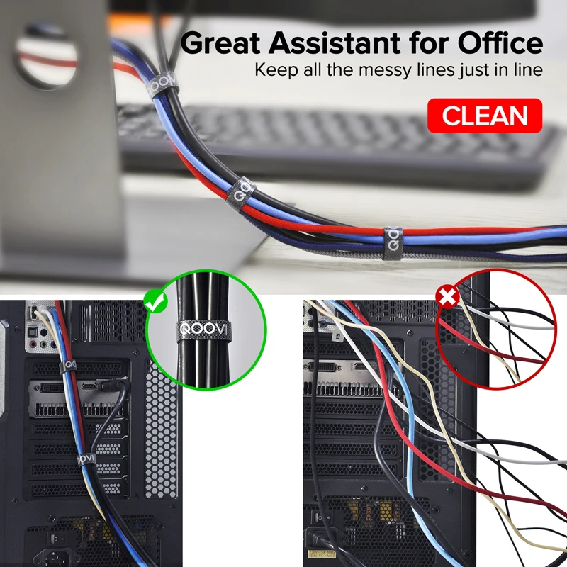 Organizador de Cables USB con Soporte para Auriculares y Protector - imagen 2