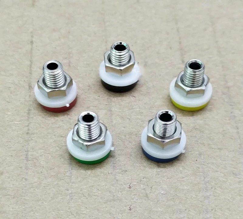 Conectores banana de 2 mm en uso