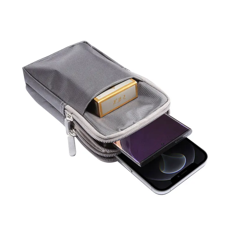 Funda abierta mostrando interior